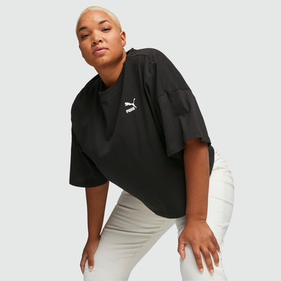 Classics oversized tee, Black, medium