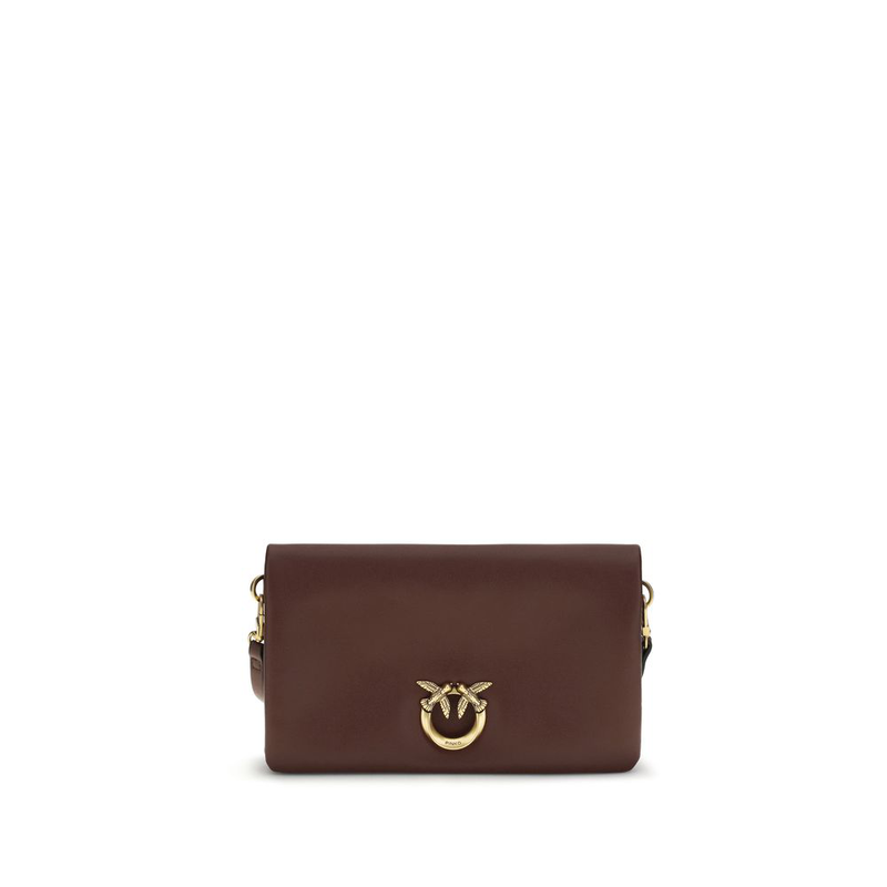 Purple calf leather bos taurus shoulder bag-null