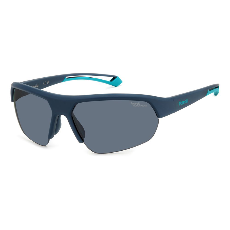 Blue resin sunglasses-null