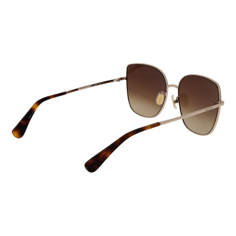 Rose gold metal sunglasses-null