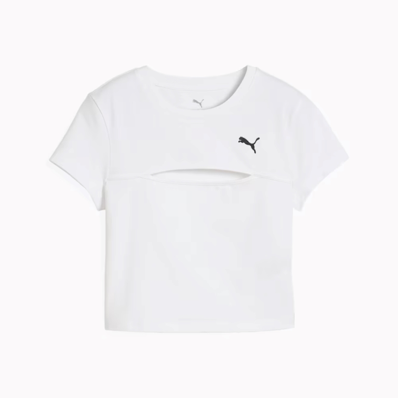 Puma wardrobe ess cut-out baby tee-null