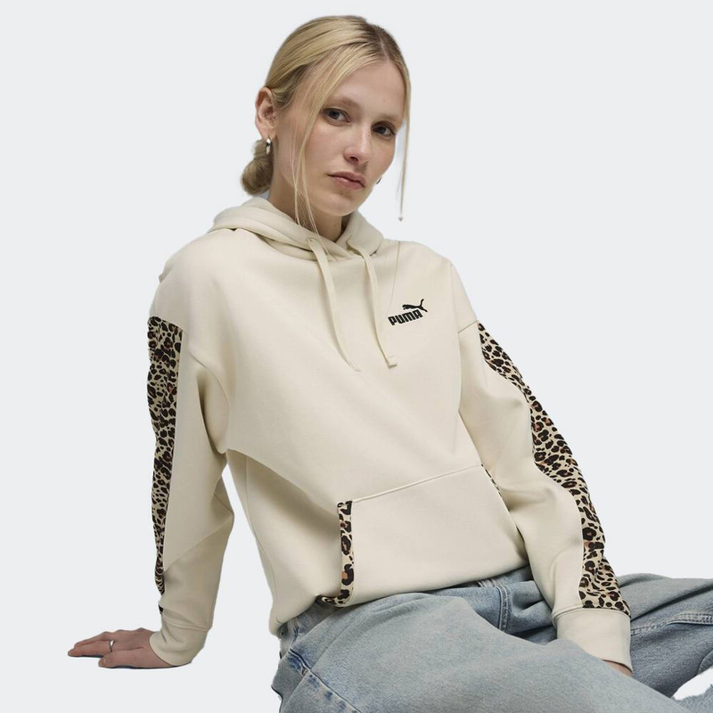 Puma ess animal print comfort hoodie 87-null