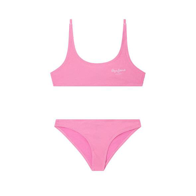 Mauricia swimwear kids girl, Fresh Fuchsia, medium