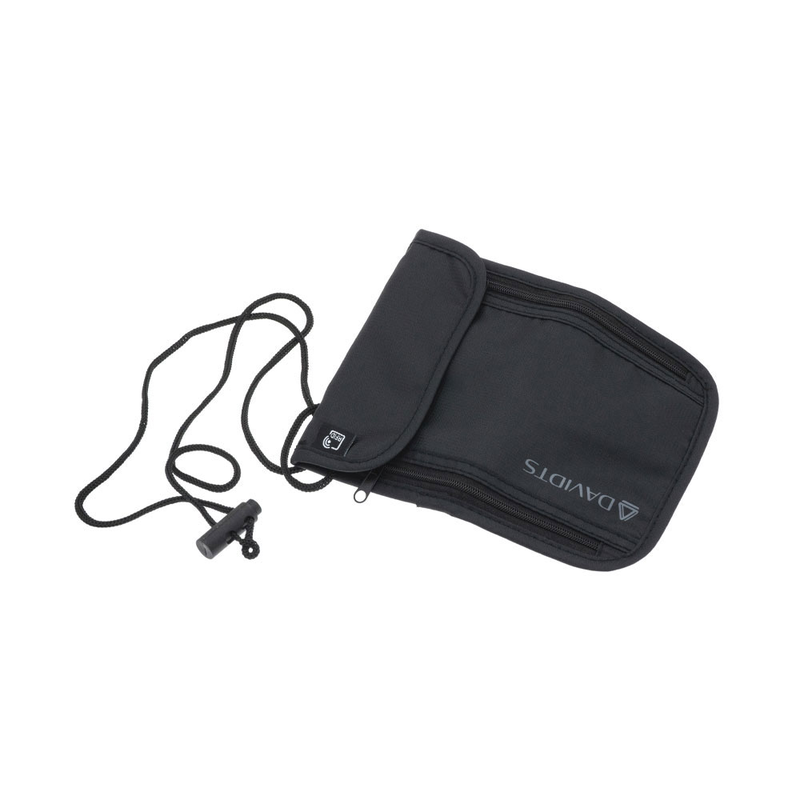 Product image: Πορτοφόλι ταξιδίου κρεμαστό davidts μαύρο 280003-01-null