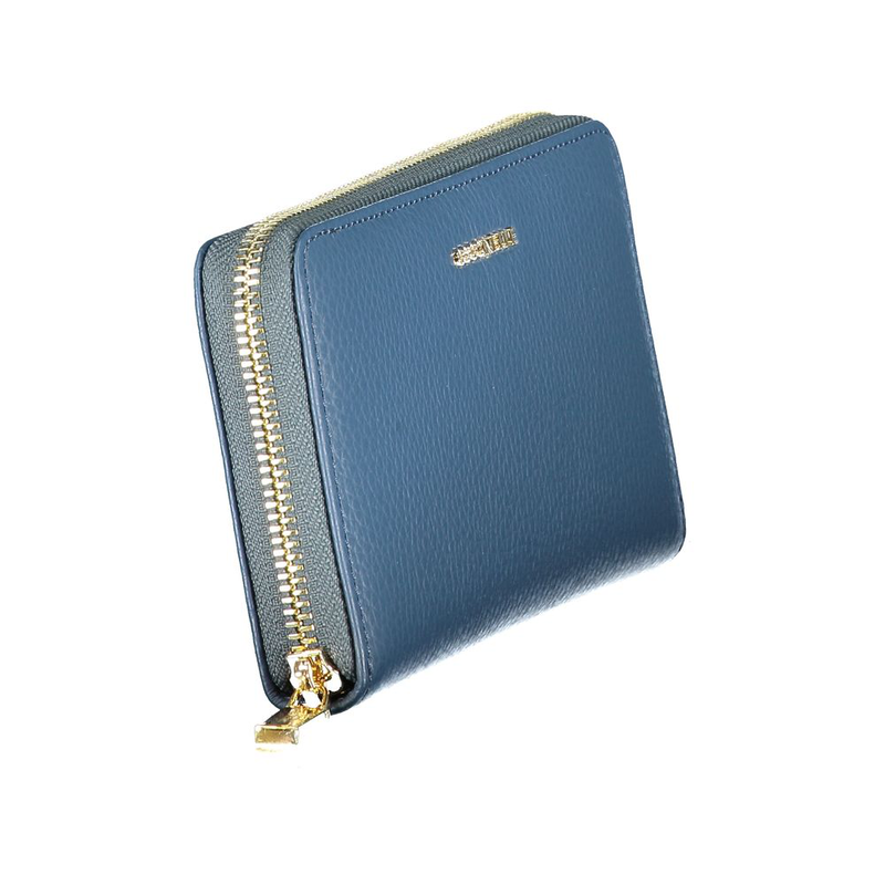 Blu leather women wallet-null