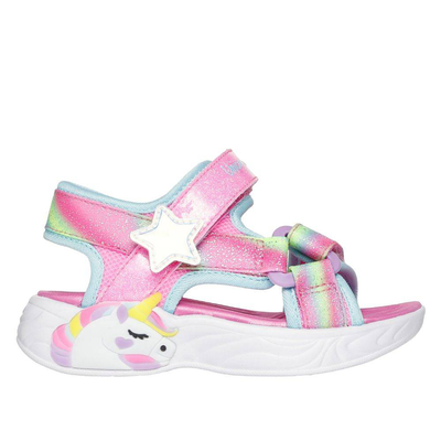 Unicorn dreams - lights sandal, Pink / Multicolor, medium