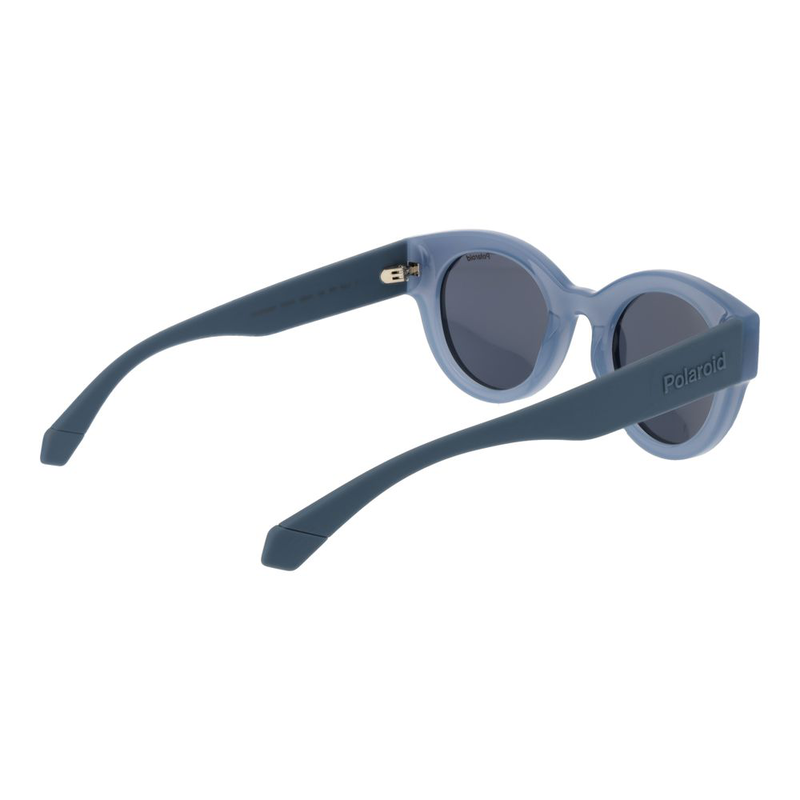 Blue plastic sunglasses-null