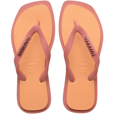 Havaianas top square fusion, Canyon Clay/peach, medium
