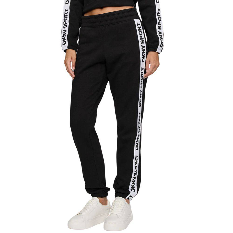 Logo tape high rise sweatpant-null