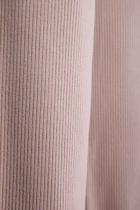 Ribbed knit trousers-null