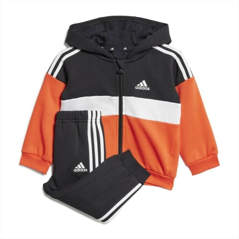 Adidas infant 3-stripes tib fleece tracksuit set-null