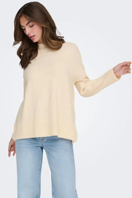 Onlhazel ls highneck oversized knitwear-null