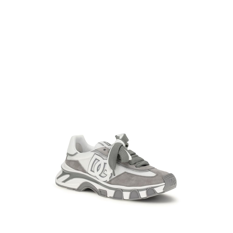 Gray calf leather bos taurus athletic sneakers-null