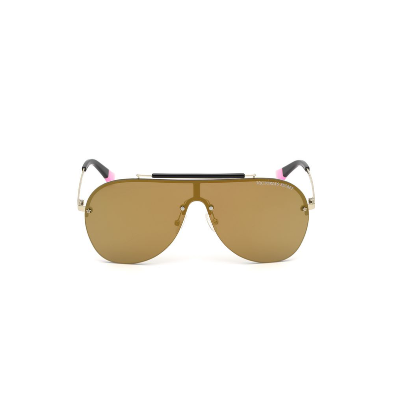 Rose gold metal sunglasses-null