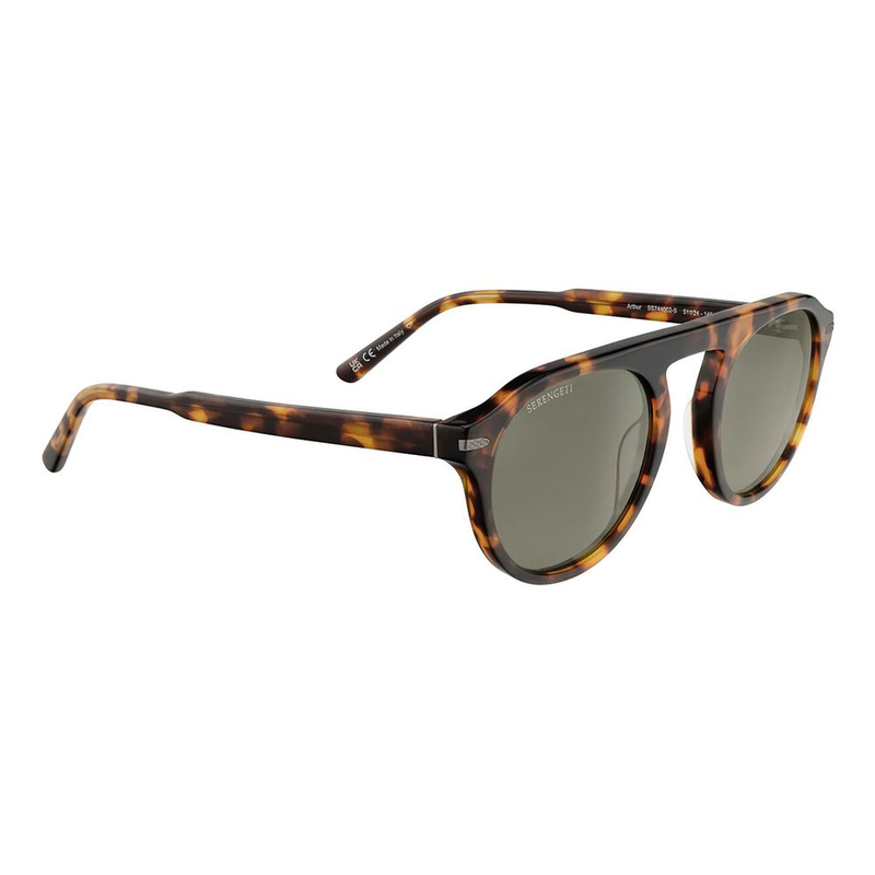 Brown resin sunglasses-null