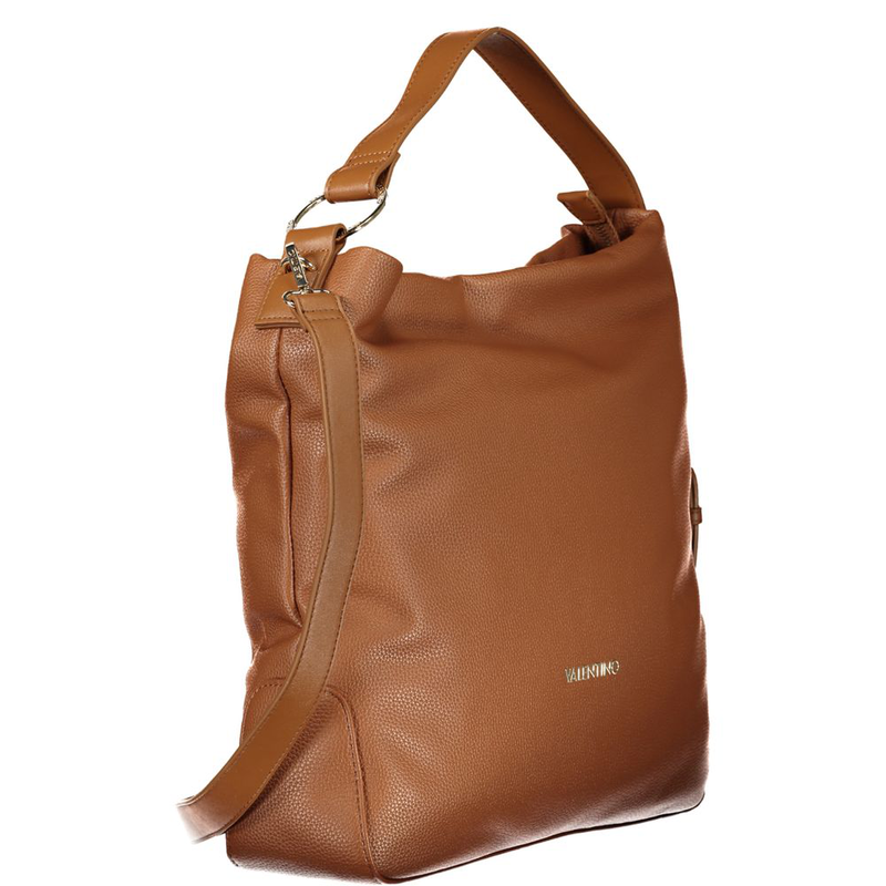 Brown polyurethane women's bag-null