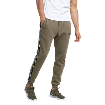 Training essentials tape jogger pant, Army Green / Black, medium