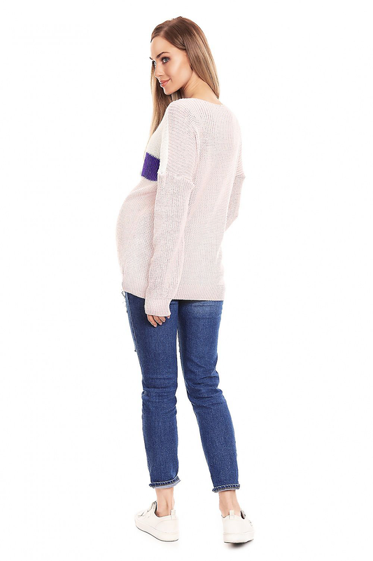 Pregnancy sweater model 132024 peekaboo image number null