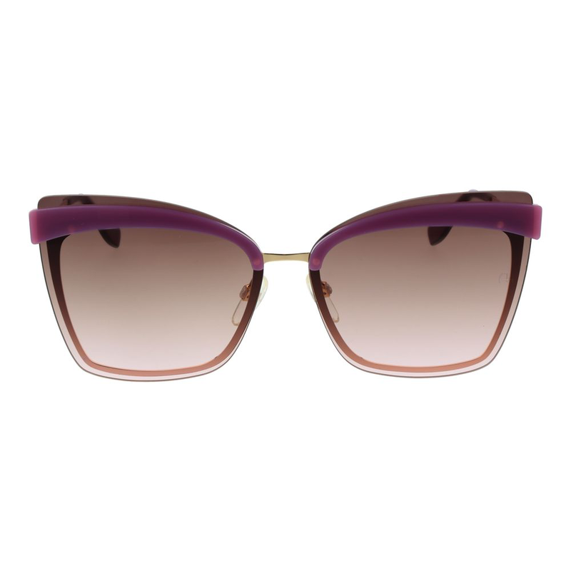 Purple metal sunglasses-null