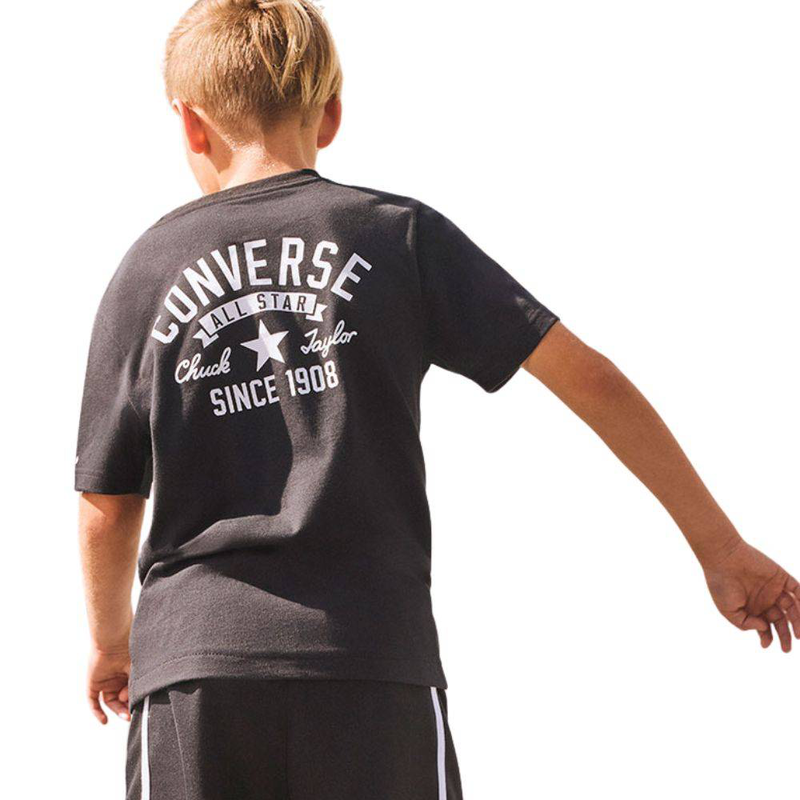 Boys retro front back logo t-shirt-null
