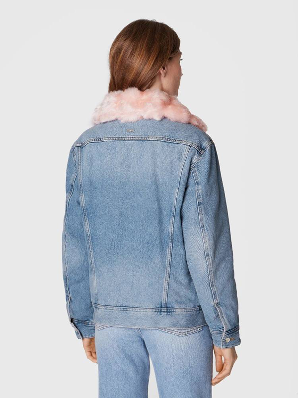 Product image: Denim jacket with faux fur-null
