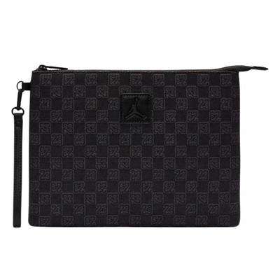 Monogram pouch, Black, medium