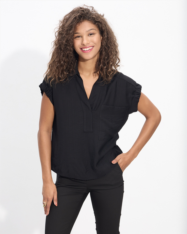 Blouse short sleeve-null