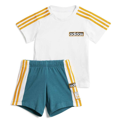Adidas adibreak short tee set, Teal / Multicolour, medium