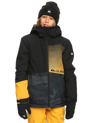 Quiksilver boys silvertip - technical snow jacket (eqbtj0317, Kvj0-black, medium