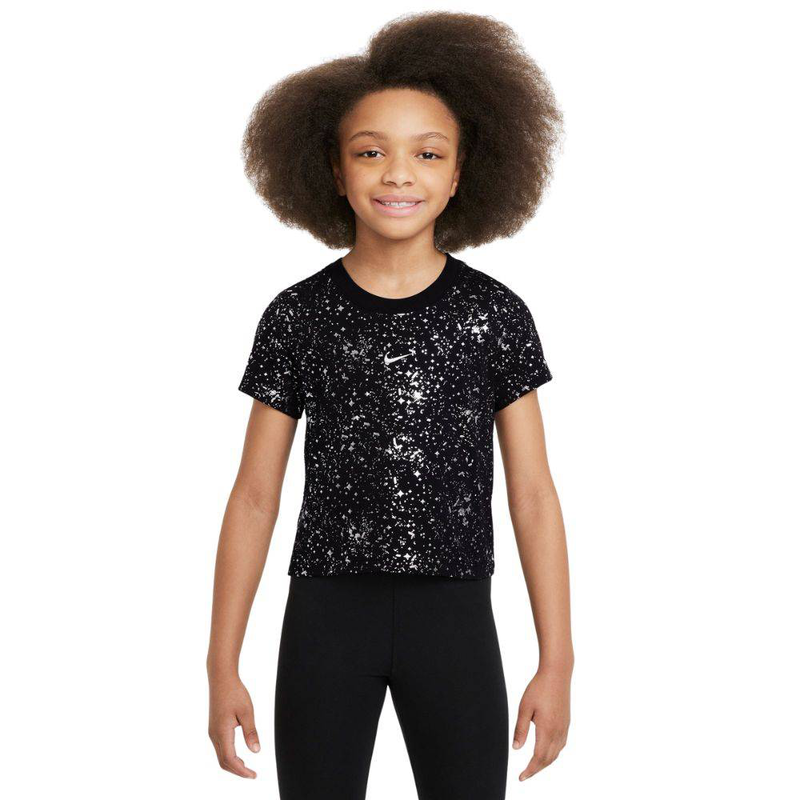 Girls nike sportswear shine crop top-null