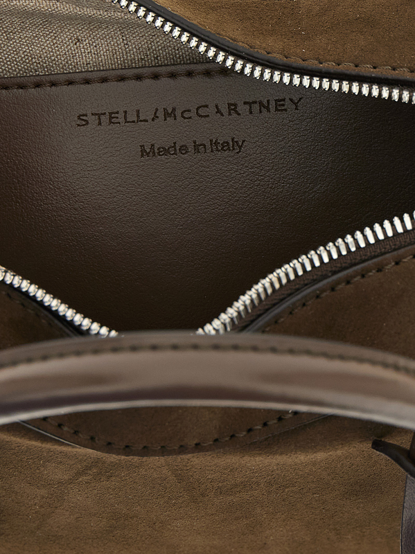 Brown hemp handbag-null