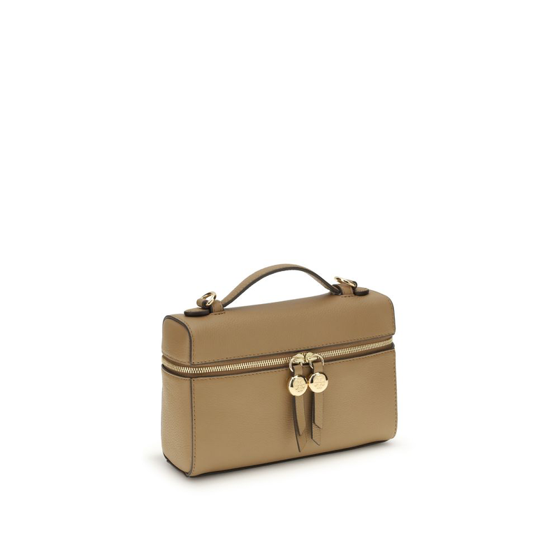 Beige calf leather bos taurus handbag-null