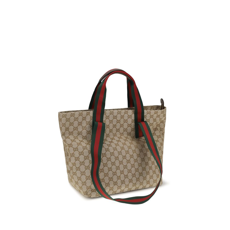 Beige polyester shoulder bag-null