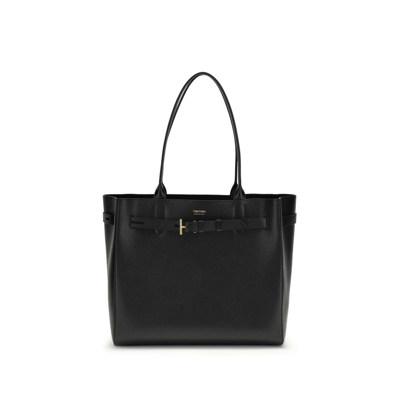 Black calf leather bos taurus shoulder bag-null