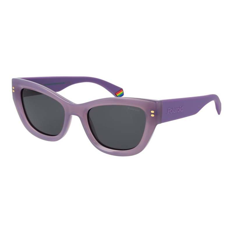 Purple plastic sunglasses-null