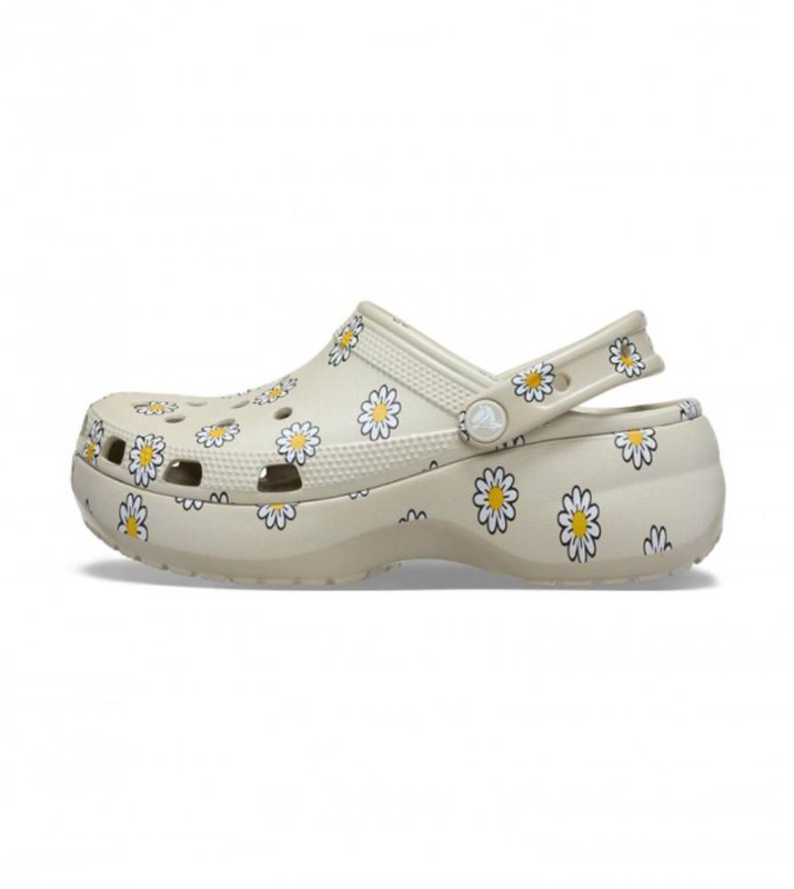 Classic platform floral clog-null