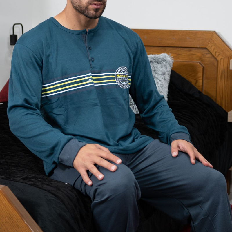 Mens pajamas with stamp #m3304-null