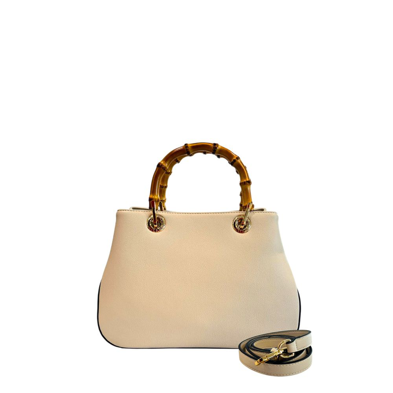 Beige pu women handbag-null