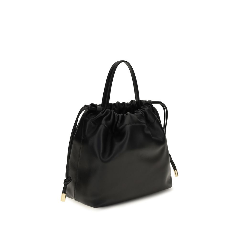 Black lamb ovis aries aries shoulder bag-null