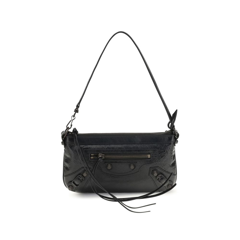Black lamb ovis aries aries shoulder bag-null