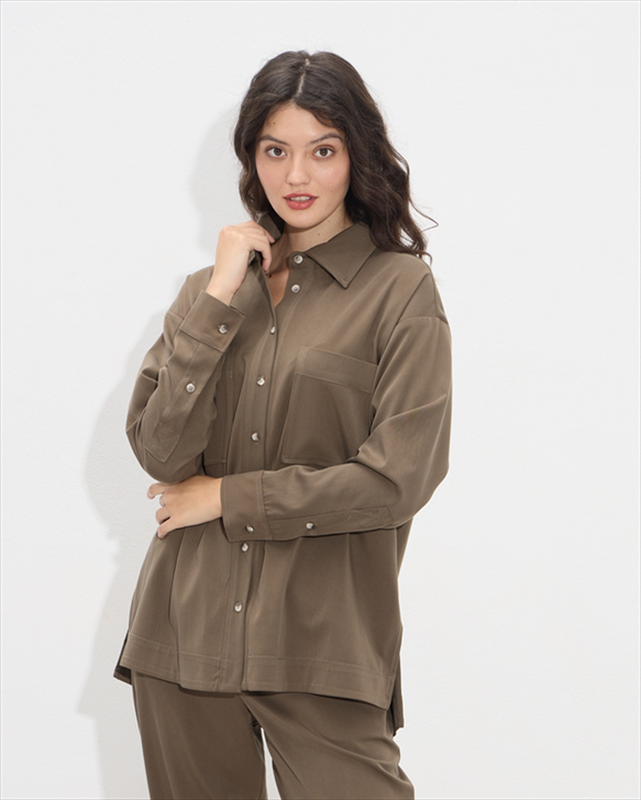 Shirt cupro oversized-null