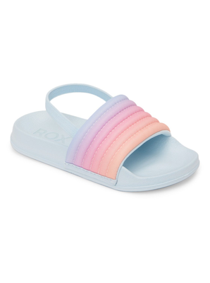 Roxy toddlers girls slaps tw slippy ribbed