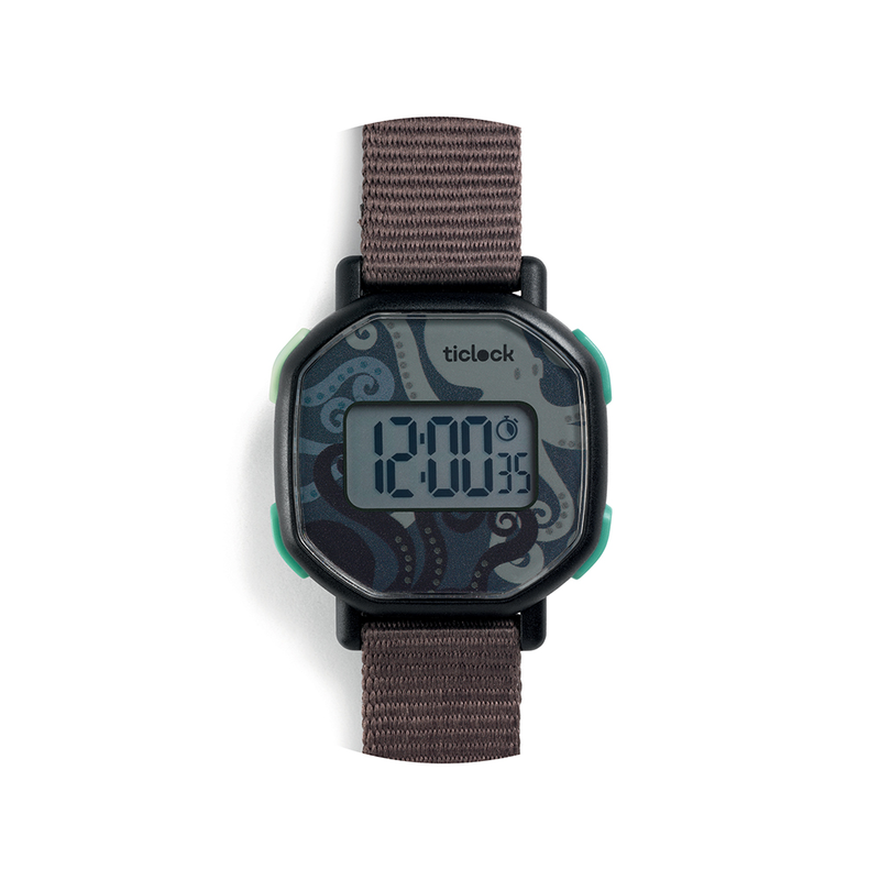 Product image: Djeco black octopus - life style digitales watch-null
