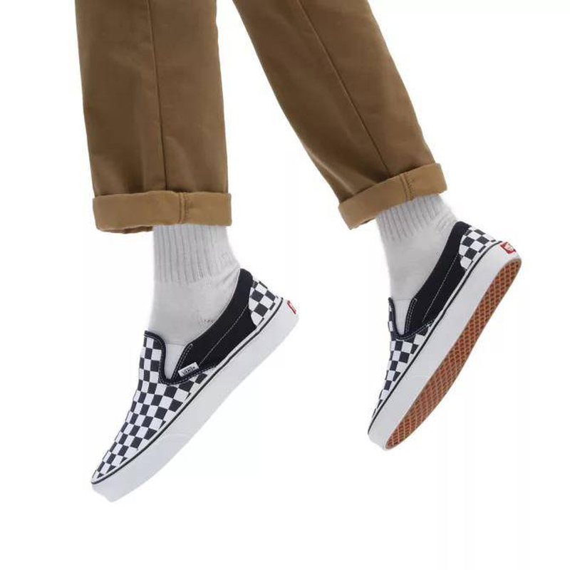 Vans checkerboard classic slip-on shoes-null