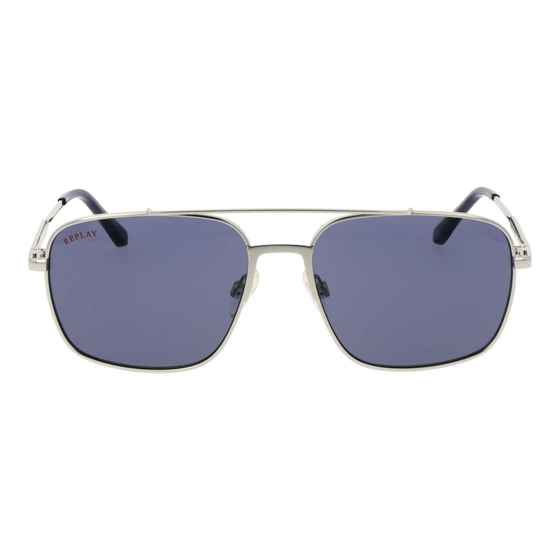 Silver metal sunglasses-null