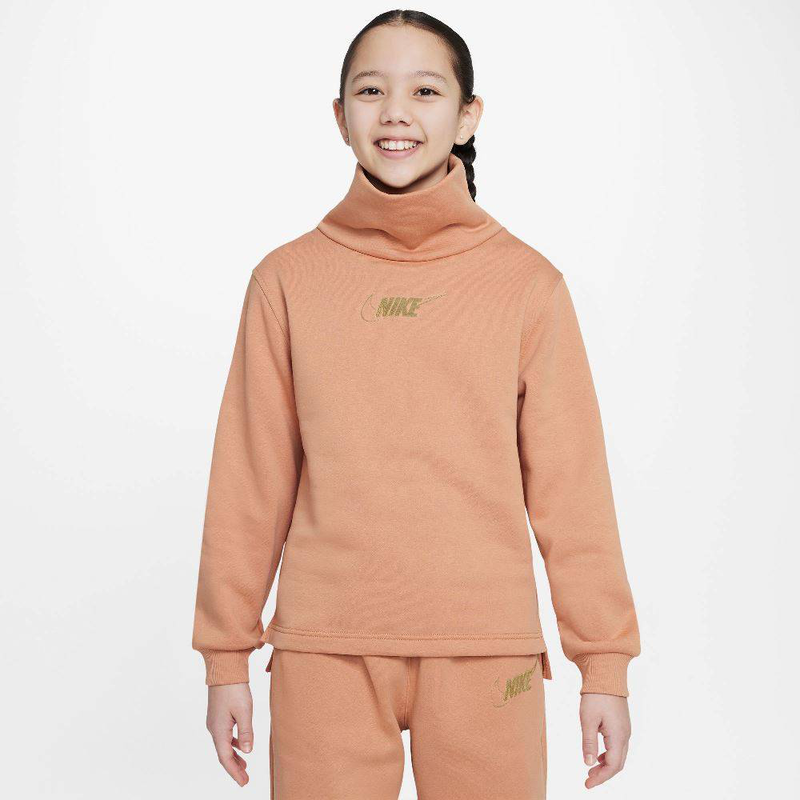 Product image: Kids funnel neck longsleeves fleece top-null