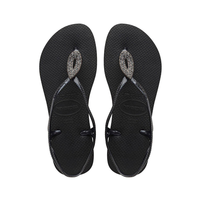 Luna special swarovski, Black, medium