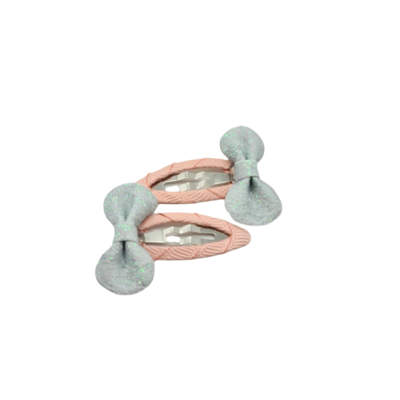 Migant children plush bow hair clips-null