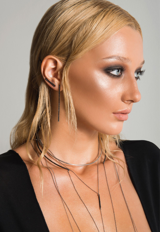 Product image: Cupid long zircon earrings-null