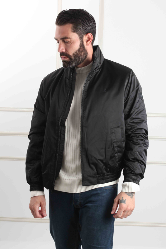 Padded harrington jacket-null